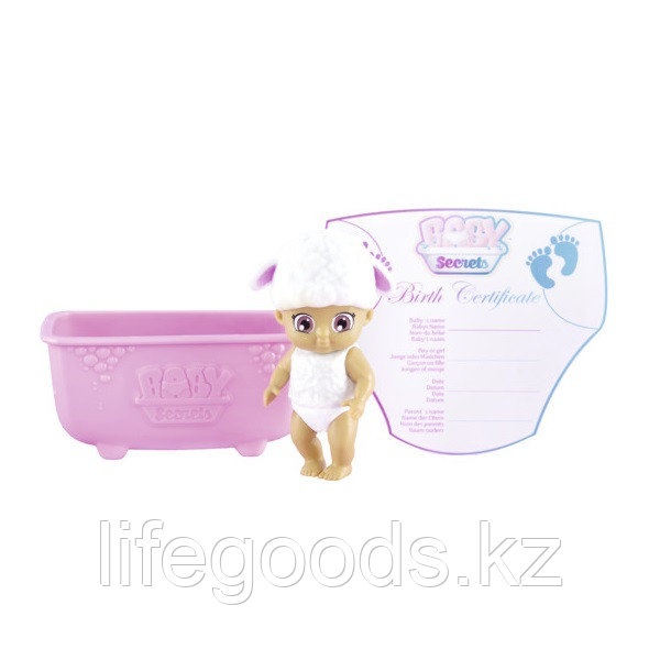 Zapf Creation Baby Secrets 930-236 Бэби Секрет Кукла с ванной, 2 волна ( в ассортименте) - фото 5 - id-p95637198