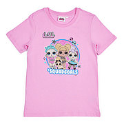 FK-5D19-110 Футболка LOL с коротким рукавомБЛЕСК", розовая