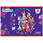 Канцелярия ENA20-001 АЛЬБОМ ДЛЯ РИСОВАНИЯ 20 ЛИСТОВ: ENCHANTIMALS