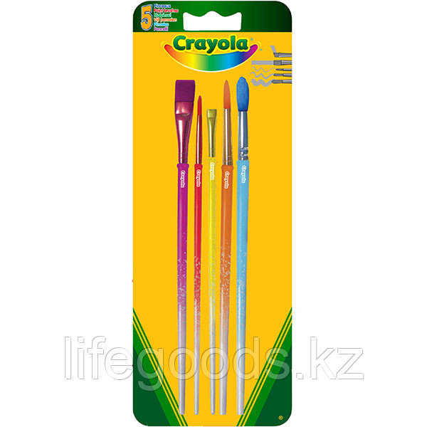 Crayola 3007 Кисточки для красок, 5 шт