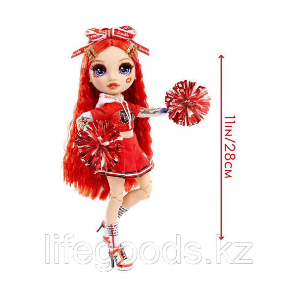 Rainbow High 572039 Кукла Cheer Doll - Ruby Anderson (Red) - фото 2 - id-p95637248