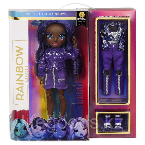 Rainbow High 572114 Кукла Fashion Doll- Indigo - фото 5 - id-p95637249