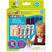 Crayola 8324C Цветные смывающиеся фломастеры для малышей, 8 шт
