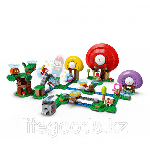 LEGO Super Mario 71368 Конструктор ЛЕГО Супер Марио Доп. наборПогоня за сокровищами Тоада" - фото 4 - id-p95636306