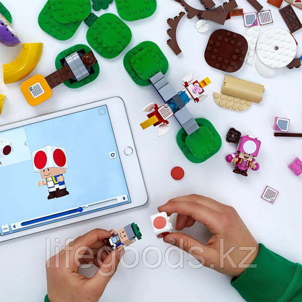 LEGO Super Mario 71368 Конструктор ЛЕГО Супер Марио Доп. наборПогоня за сокровищами Тоада" - фото 6 - id-p95636306