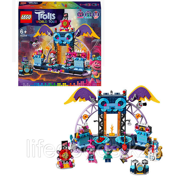LEGO Trolls 41254 Конструктор ЛЕГО Тролли Концерт в городе Рок-на-Вулкане - фото 1 - id-p95636319