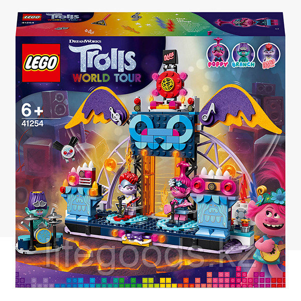 LEGO Trolls 41254 Конструктор ЛЕГО Тролли Концерт в городе Рок-на-Вулкане - фото 8 - id-p95636319