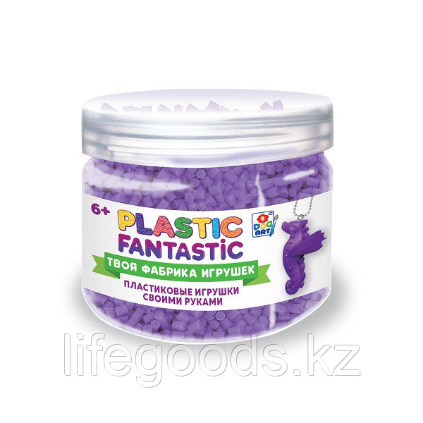 1toy T20221 Plastic Fantastic Гранулированный пластик в баночке 95 г, (фиолетовый с аксессуарами)