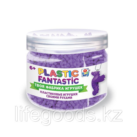 1toy T20221 Plastic Fantastic Гранулированный пластик в баночке 95 г, (фиолетовый с аксессуарами), фото 2