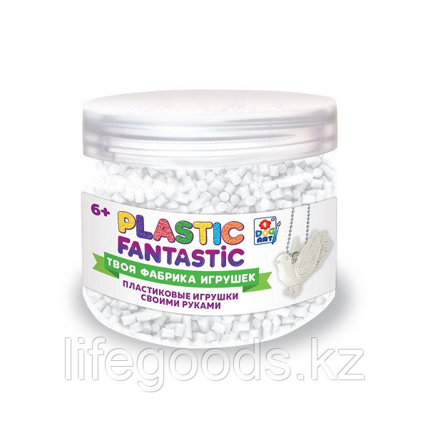1toy T20222 Plastic Fantastic Гранулированный пластик в баночке 95 г, (белый с аксессуарами)
