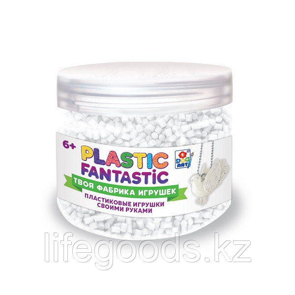 1toy T20222 Plastic Fantastic Гранулированный пластик в баночке 95 г, (белый с аксессуарами) - фото 1 - id-p95639609