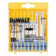 DeWalt, DT2292, Набор полотен для электролобзиков по металлу HSS (10 шт.): DT2172 (2x),  DT2160 (3x)