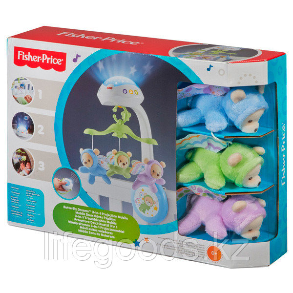 Fisher-Price CDN41 Фишер Прайс МобильМечты о бабочках" (обновленный) - фото 4 - id-p95636392