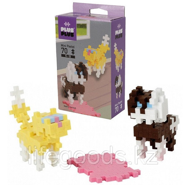 Plus Plus 3754 Разноцветный конструктор для создания 3D моделей(собаки коричневый)