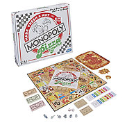 Hasbro Monopoly E5798 Игра настольнаяМонополия пицца"