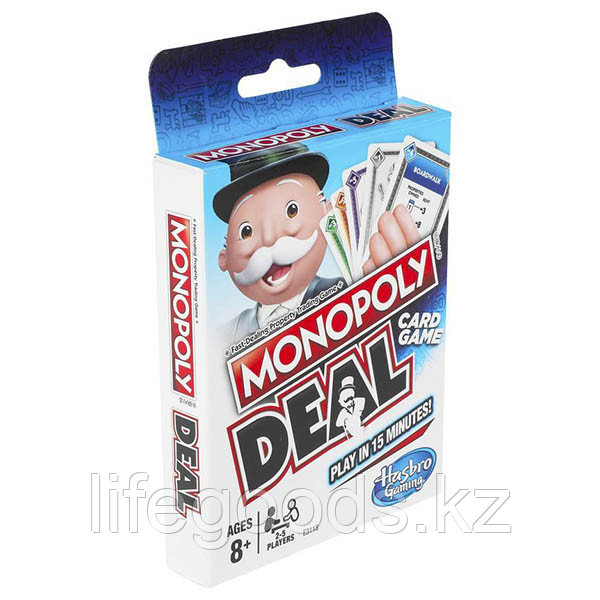 Hasbro Monopoly E3113 Настольная игра карточная Монополия СДЕЛКА - фото 3 - id-p95639677