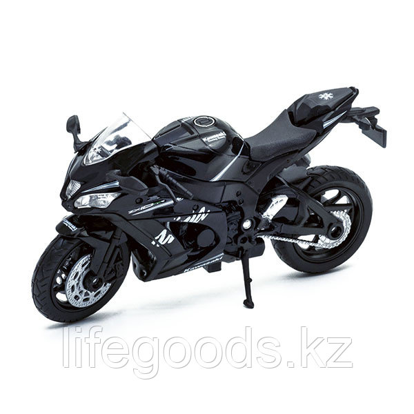 Welly 12845P Велли модель мотоцикла Kawasaki Ninja ZX-10RR - фото 1 - id-p95636487