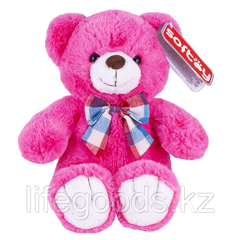 SOFTOY C1716422-4 Медведь розовый 30 см, фото 2