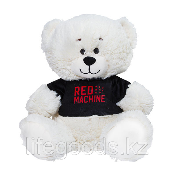 SOFTOY 6161/BL/40 Медведь в черной футболке 40 см. - фото 1 - id-p95639741