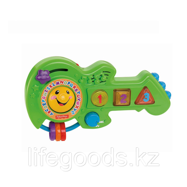 Mattel Fisher-Price BFY40 Фишер Прайс Обучающая гитараСмейся и учись" - фото 1 - id-p95636544