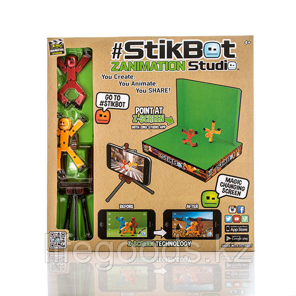 Stikbot TST617 Стикбот Анимационная студия со сценой - фото 4 - id-p95639755