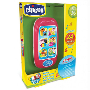 CHICCO TOYS 7853 Игрушка музыкальнаяГоворящий Смартфон" АВС, фото 2