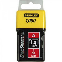 STANLEY, 1-TRA202T, СКОБА ДЛЯ СТЕПЛЕРА "LIGHT DUTY" ТИП A (5/53/530) 4ММ/ 5/32" Х 1000ШТ. EU