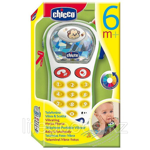 CHICCO TOYS 60067A Игрушка телефон музыкальный с фото с 6 месяцев - фото 3 - id-p95636574
