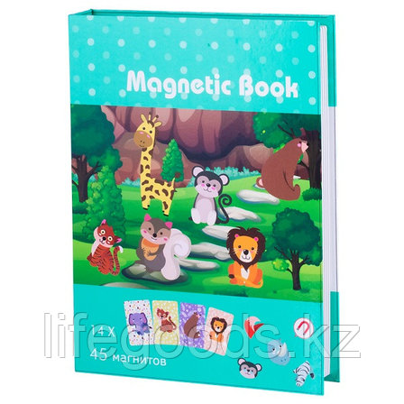 Magnetic Book TAV034 Развивающая играВ зоопарке", фото 2