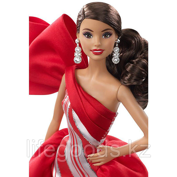 Mattel Barbie FXF03 Барби Праздничная кукла брюнетка - фото 5 - id-p95638277