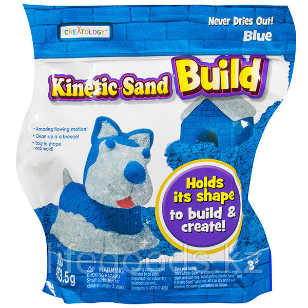 Kinetic sand 71428 Кинетический песок Build - набор из 2 цветов (в ассортименте) - фото 1 - id-p95639807