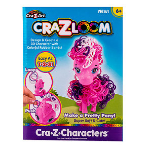 Crazy Loom 19163 Крейзи Лум Набор для творчества - фигурка Пони + цветные резиночки, фото 2