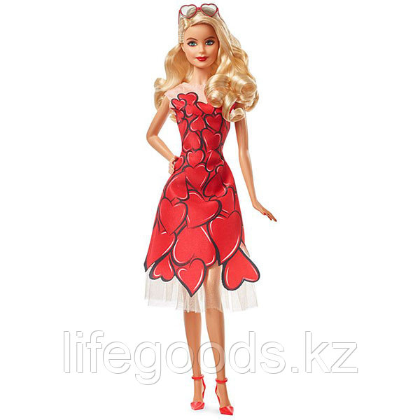 Mattel Barbie FXC74 Барби Коллекционная кукла в красном платье - фото 1 - id-p95638290