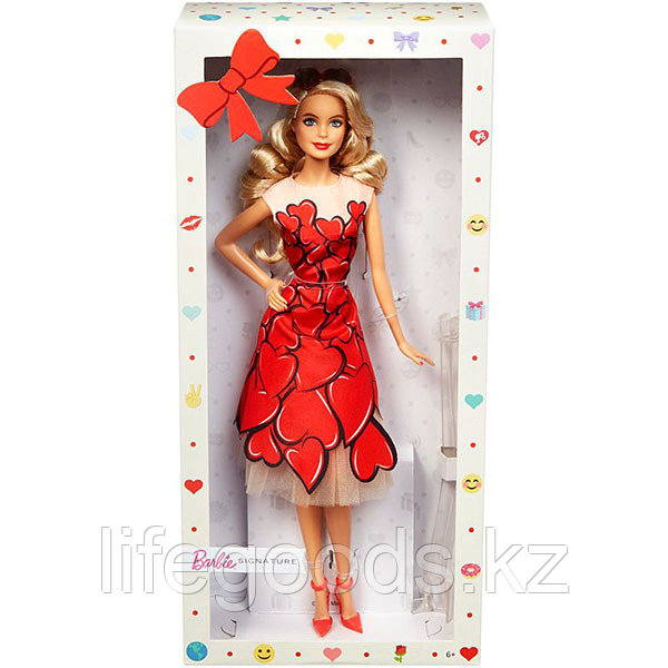Mattel Barbie FXC74 Барби Коллекционная кукла в красном платье - фото 6 - id-p95638290