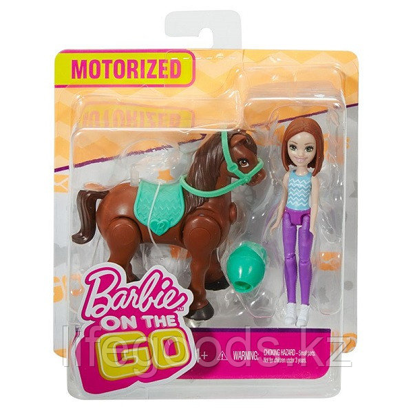 Mattel Barbie FHV62 Барби В движении Пони и кукла - фото 4 - id-p95638296