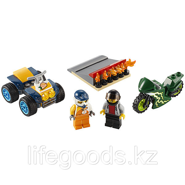 LEGO City 60255 Конструктор ЛЕГО Город Turbo Wheels Команда каскадёров - фото 2 - id-p95636625