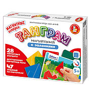 Десятое королевство TD04053 Игра настольнаяТанграм магнитный с заданиями"