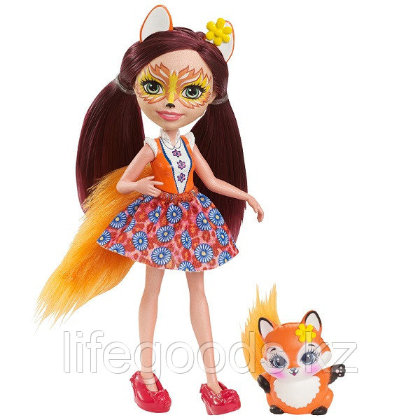 Mattel Enchantimals DVH89 Кукла Фелисити Лис, 15 см - фото 1 - id-p95638321