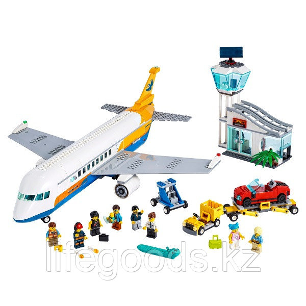 LEGO City 60262 Конструктор ЛЕГО Город Airport Пассажирский самолёт - фото 2 - id-p95636639