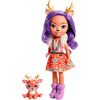 Mattel Enchantimals FRH54 Большая кукла с любимой зверюшкой