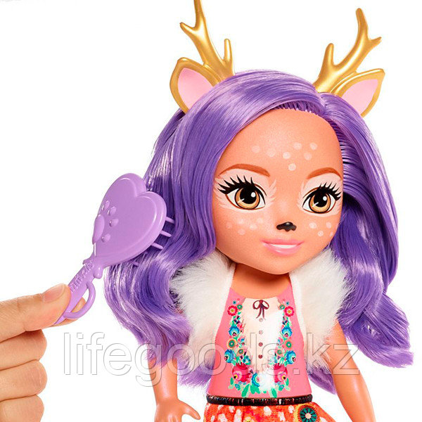 Mattel Enchantimals FRH54 Большая кукла с любимой зверюшкой - фото 4 - id-p95638341