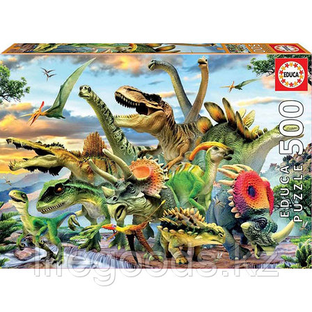 Educa 17961 Пазл 500 деталейДинозавры", фото 2
