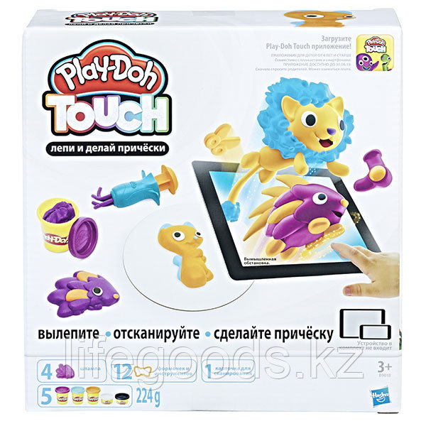 Hasbro Play-Doh B9018 Игровой наборЛепи и делай причёски" - фото 3 - id-p95639975