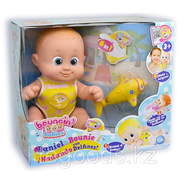 Bouncin' Babies 801011 Кукла плавающая с дельфином, 35 см - фото 6 - id-p95638437
