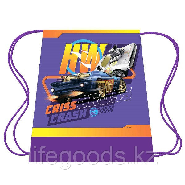 Сумки для обуви HWSDS-001 СУМКА ДЛЯ СМЕННОЙ ОБУВИ С РИСУНКОМ: HOT WHEELS