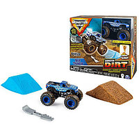 Monster Jam 6045198-BLU Монстр Джем Blue Thunder игровой набор с машинкой и кинетическим песком