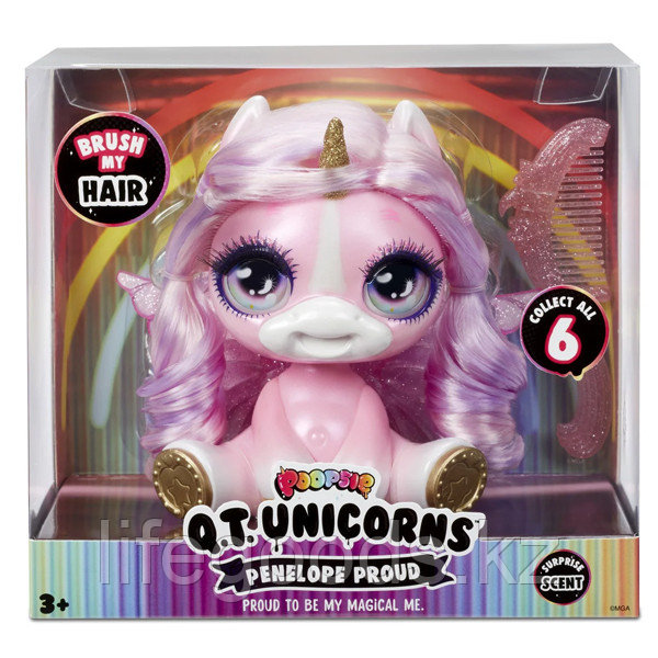 Poopsie Surprise Unicorn 567301-PIN Розовый единорог с волосами c аксессуарами - фото 4 - id-p95638652