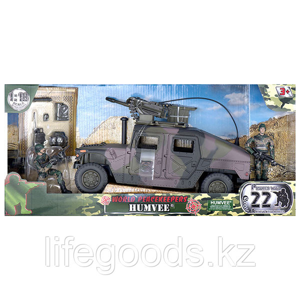 World Peacekeepers MC77023 Игровой наборHumvee" 2 фигурки, 1:18 - фото 3 - id-p95638739