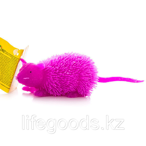 HGL SV11195 Фигурка мышь с резиновым ворсом с подсветкой (в ассортименте) - фото 3 - id-p95640406