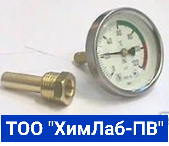 Термометр биметаллический ТБП 63/50/ТЗ- (0-120) - фото 1 - id-p95644791